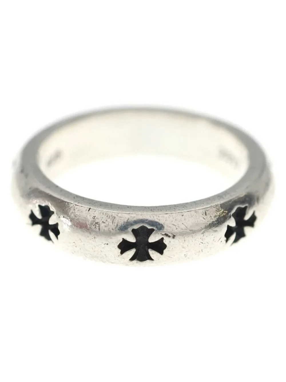 Chrome Hearts Negative CH Plus Ring Silver